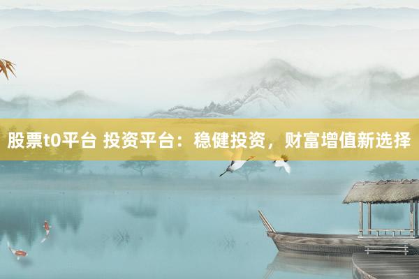 股票t0平臺(tái) 投資平臺(tái)：穩(wěn)健投資，財(cái)富增值新選擇