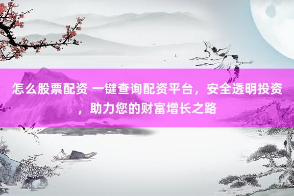 怎么股票配資 一鍵查詢配資平臺，安全透明投資，助力您的財富增長之路